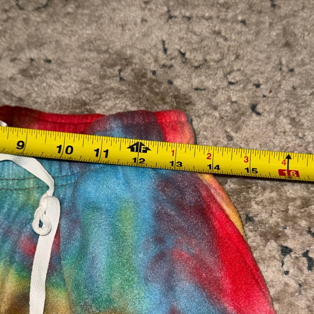 Forever Lazy Rainbow Tie-Dye Fleece Pants -Size Small-NWT - Picture 7 of 10